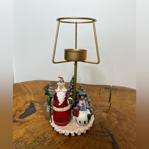 Santa & Snowman Tealight Holder without Shade